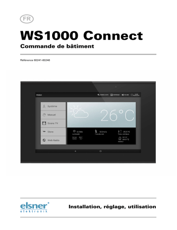 Elsner WS1000 Connect Manuel utilisateur | Fixfr