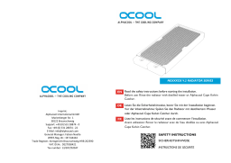 Alphacool 14283 NexXxoS XT45 Full Copper 360mm Radiator Manuel du propriétaire