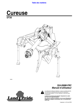 Land Pride DT35 Series Ditchers Manuel utilisateur