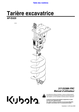 Land Pride EA20 Series Excavator Augers Manuel utilisateur