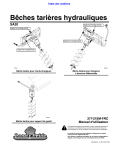 Land Pride SA20 Series Post Hole Digger Manuel utilisateur