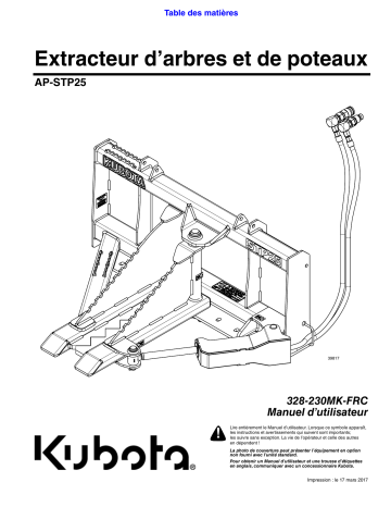 Land Pride STP25 Series Tree/Post Puller Manuel utilisateur | Fixfr