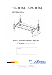 Nussbaum 4.80HSST-4.300HSST 01/01 4-Post lift Mode d'emploi