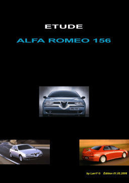 Alfa Romeo Alfa 156 Manuel utilisateur
