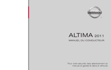 Nissan Altima 2011 Manuel du propriétaire | Fixfr