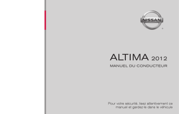 Nissan Altima 2012 Manuel du propriétaire | Fixfr