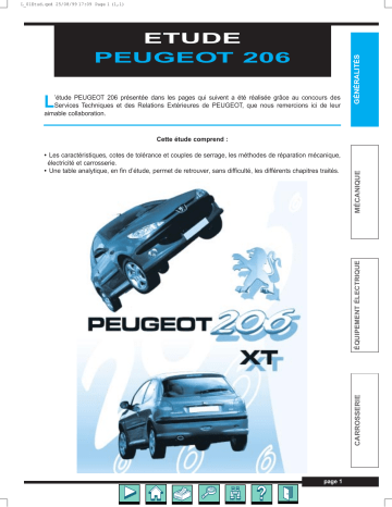 Peugeot 206 Manuel utilisateur | Fixfr