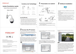 Foscam FI9828P Manuel utilisateur