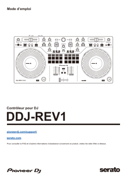 Pioneer DDJ-REV1 DJ Controller Manuel du propriétaire