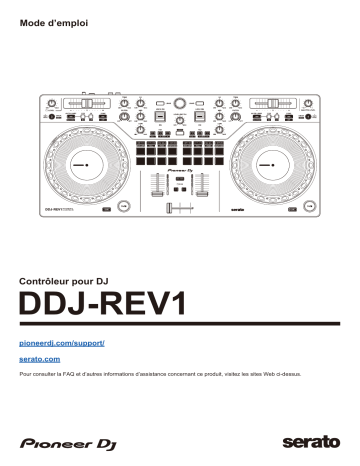 Pioneer DDJ-REV1 DJ Controller Manuel du propriétaire | Fixfr