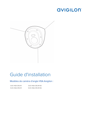 Avigilon H5A Corner Camera Guide d'installation | Fixfr