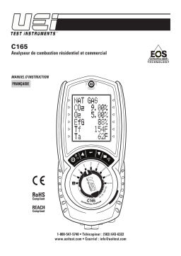 UEi Test Instruments C165 Manuel utilisateur