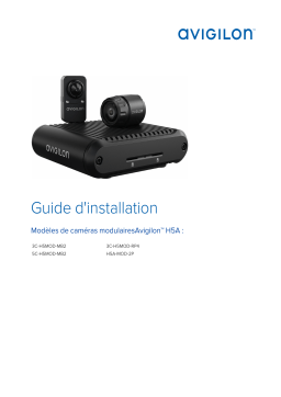 Avigilon H5A Modular Camera Guide d'installation