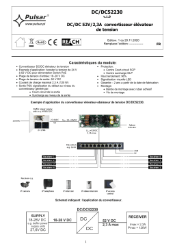 Pulsar DC/DC52230 Mode d'emploi