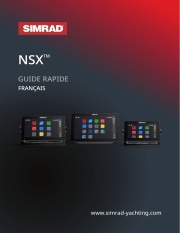 Simrad NSX Guide de démarrage rapide | Fixfr