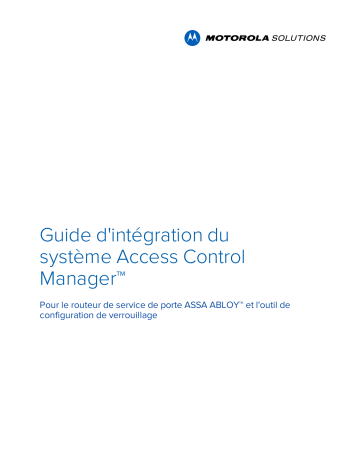 Avigilon ACM 6 System Manuel utilisateur | Fixfr