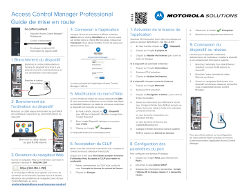 Avigilon ACM 6 Professional Mode d'emploi | Fixfr