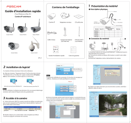 Foscam FI8905W Manuel utilisateur