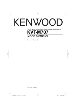 Kenwood KVT-M707 Manuel du propriétaire