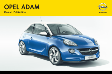 Opel ADAM 2014 Manuel du propriétaire | Fixfr