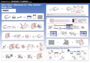 Epson Stylus CX4900 Manuel du propriétaire | Fixfr
