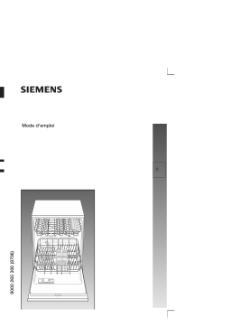 Siemens SE24E258 Manuel du propriétaire