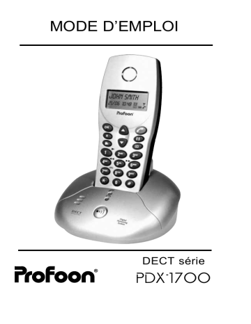 pdx 1710 | Profoon PDX-1700 Manuel du propriétaire | Fixfr