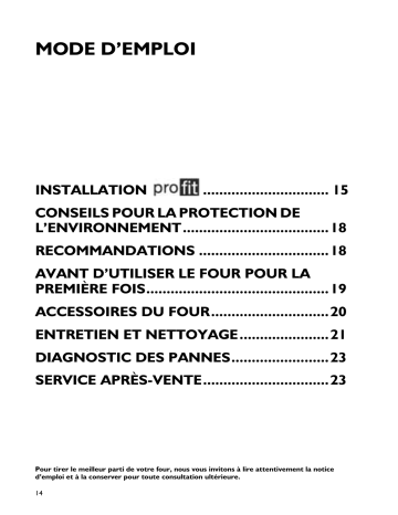 Whirlpool akp 102 3 ix Manuel du propriétaire | Fixfr