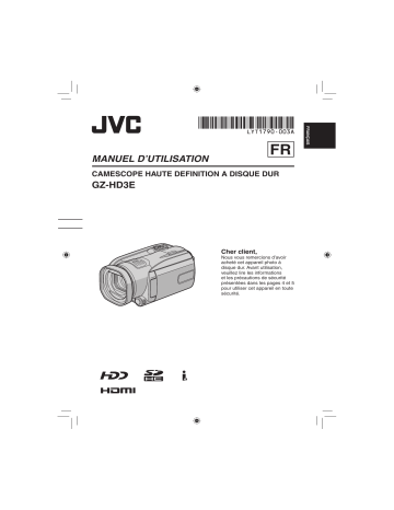 JVC GZ-HD3 Manuel du propriétaire | Fixfr
