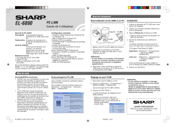 Sharp EL6890 Manuel du propriétaire