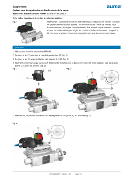 AUMA Sensor system Mode d'emploi