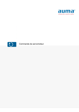 AUMA Combi-Switch operation elements Mode d'emploi