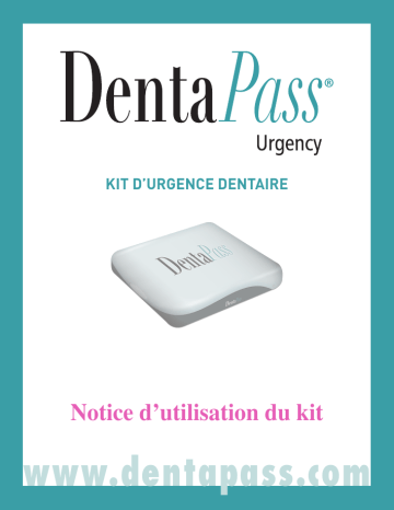 DentaPass Kit Urgence Dentaire Indispensable | Pansement Dentaire Manuel utilisateur | Fixfr