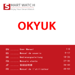 OKYUK Montre Connect&eacute;e Homme Femmes Manuel utilisateur