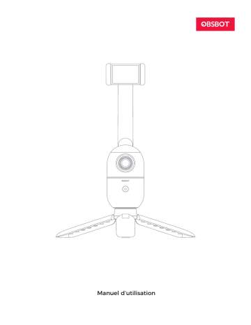 OBSBOT Me Support de Téléphone Alimenté par l'IA Manuel utilisateur | Fixfr