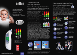 Braun Thermomètre Auriculaire ThermoScan 7 Âge Précision spécification