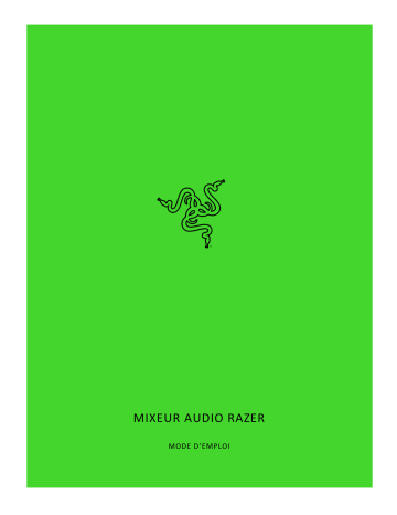 Razer Audio Mixer | RZ19-03860 Mode d'emploi | Fixfr