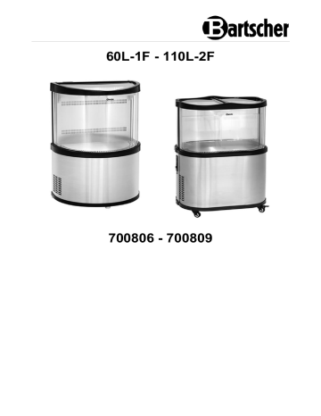 700809 | Bartscher 700806 Impulse cooler 60L-1F Mode d'emploi | Fixfr