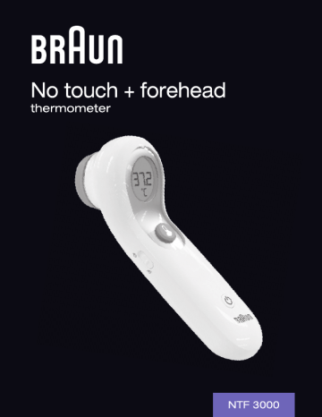 Braun Thermomètre Sans Contact Manuel utilisateur | Fixfr