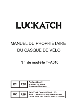 Luckatch Casque de vélo Manuel utilisateur