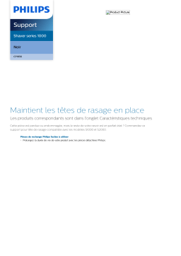 Philips CP1856/01 Support Manuel utilisateur