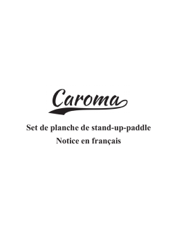 Caroma Planche de Paddle Manuel utilisateur