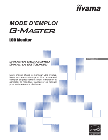 iiyama Ecran 27 Pouces Full HD Black Hawk G-Master G2730HSU Manuel utilisateur | Fixfr