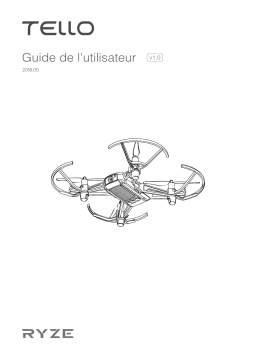 dji Ryze Tello Mini drone idéal Manuel utilisateur