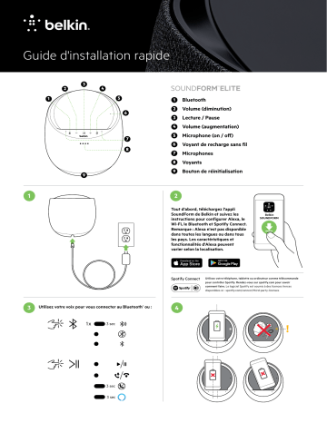 Belkin Enceinte Hi-Fi connectée Manuel utilisateur | Fixfr