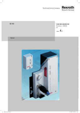 Bosch Rexroth 3842406120 Système d'indentification ID 40 V4.1 Manuel utilisateur