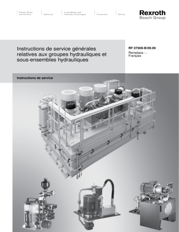 Bosch Rexroth RF07009-B Manuel utilisateur | Fixfr