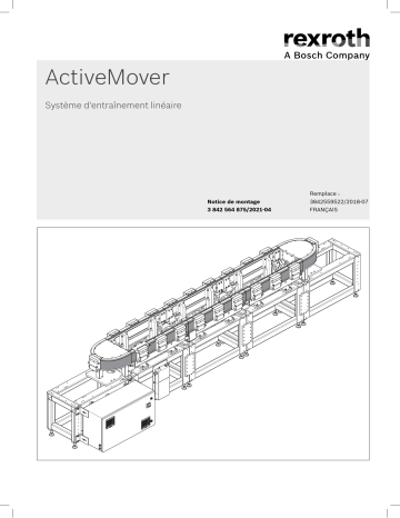 Bosch Rexroth 3842564875 ActiveMover Système d'entraînement linéaire Manuel utilisateur | Fixfr