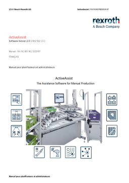 Bosch Rexroth RA74183790 ActiveAssist Manuel utilisateur