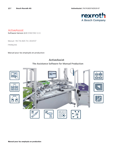 Bosch Rexroth RA74182574 ActiveAssist Manuel utilisateur | Fixfr